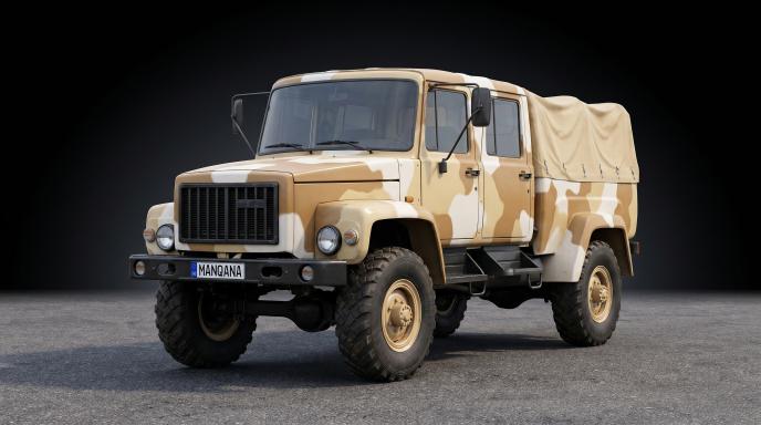 טפט לשולחן העבודה של GAZ 3325, 1 דוֹר, Manqana