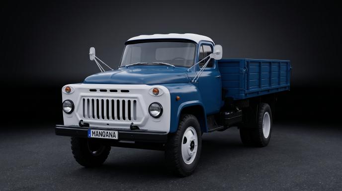 GAZ 53, 1st generation, 1st facelift desktop wallpaper, Manqana