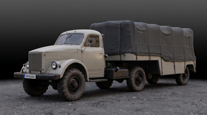 טפט לשולחן העבודה של GAZ 63, 1 דוֹר, Manqana