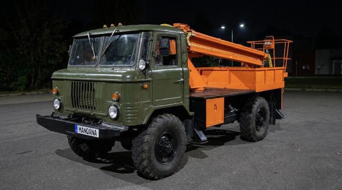 טפט לשולחן העבודה של GAZ 66, 1 דוֹר, 1 מתיחת פנים, Manqana