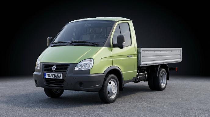 טפט לשולחן העבודה של GAZ GAZEL, 1 דוֹר, 2 מתיחת פנים, Manqana