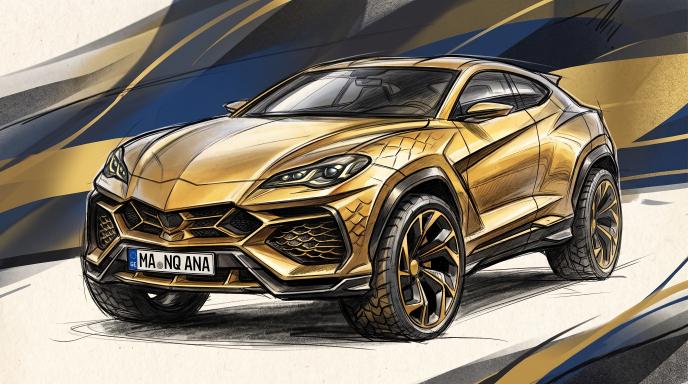 Golden Dragon набросок, Manqana