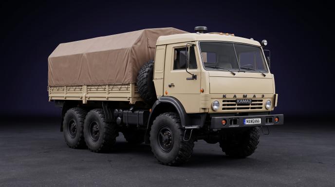 Обои для рабочего стола KAMAZ 43114, 1-е поколение, Манкана