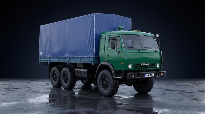 Обои для рабочего стола KAMAZ 43118, 1-е поколение, Манкана