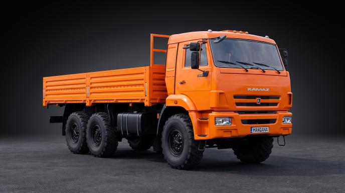 Обои для рабочего стола KAMAZ 43118, 1-е поколение, 2-й рестайлинг, Манкана
