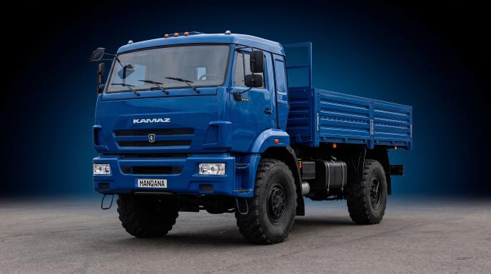 KAMAZ 43502, 1-ლი თაობა, 1-ლი სახის ლიფტინგი დესკტოპის ფონი, Manqana