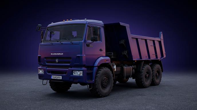 KAMAZ 45141, 1 世代, 1 フェイスリフト デスクトップの壁紙、マンカナ