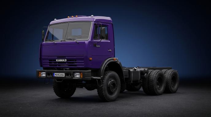 KAMAZ 53228, 1st generation desktop wallpaper, Manqana