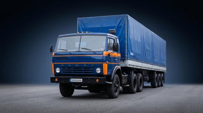 טפט לשולחן העבודה של KAMAZ 5410, 1 דוֹר, Manqana