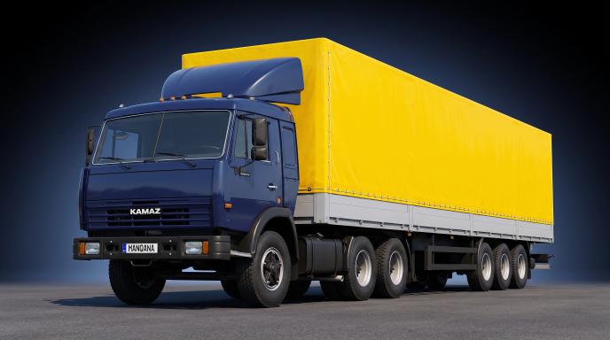 KAMAZ 5410, 1 世代, 1 フェイスリフト デスクトップの壁紙、マンカナ