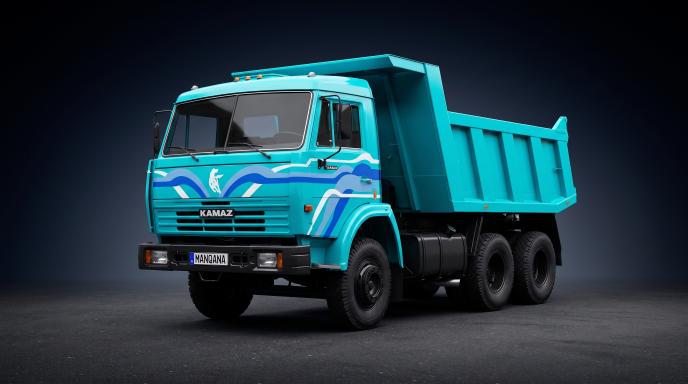 KAMAZ 65115, 1st generation desktop wallpaper, Manqana