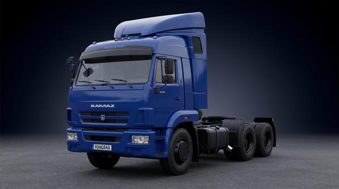 KAMAZ 65115, 1st generation, 1st facelift desktop wallpaper, Manqana