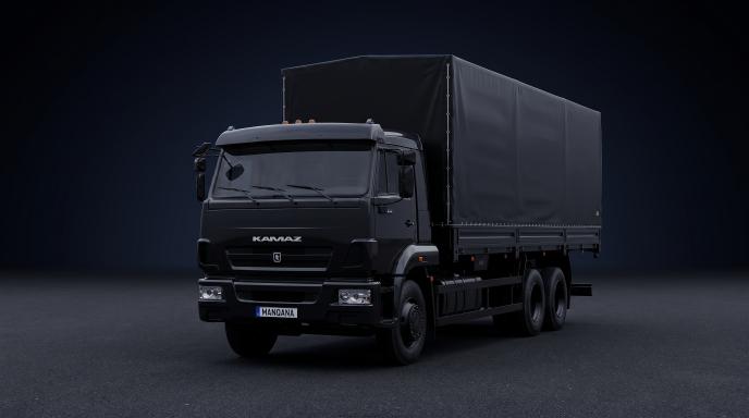KAMAZ 65117, 1st generation, 1st facelift desktop wallpaper, Manqana
