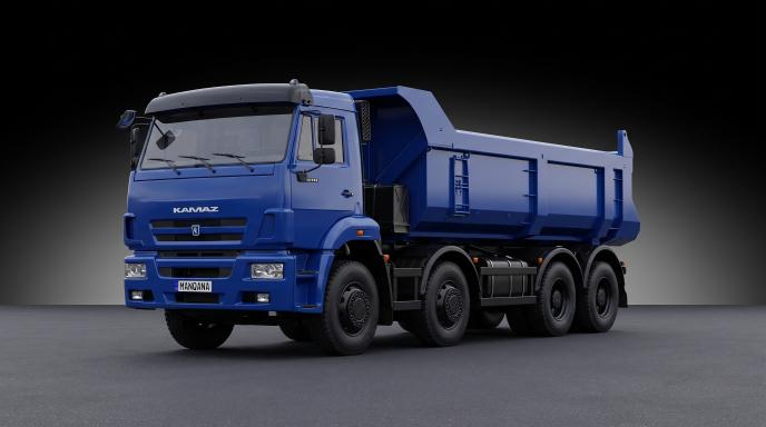 KAMAZ 65201, 1st generation desktop wallpaper, Manqana