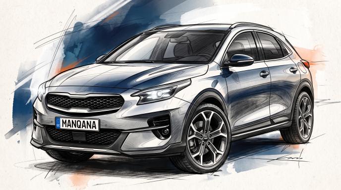 Kia sketch, Manqana