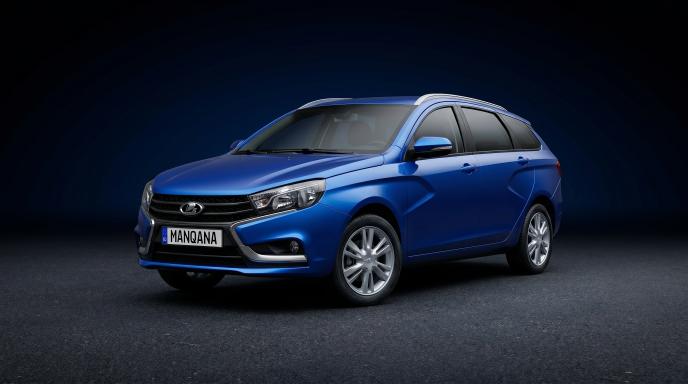 טפט לשולחן העבודה של LADA VESTA, 1 דוֹר, 1 מתיחת פנים, Manqana