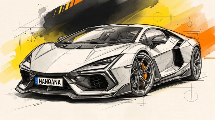 Lamborghini ესკიზი, Manqana
