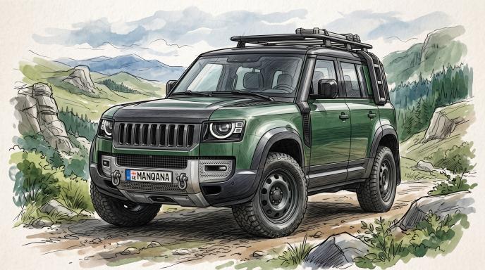 Land Rover ესკიზი, Manqana