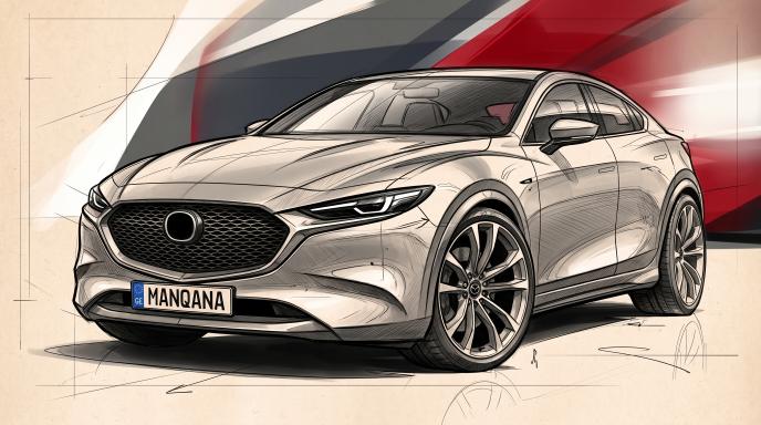 Mazda sketch, Manqana
