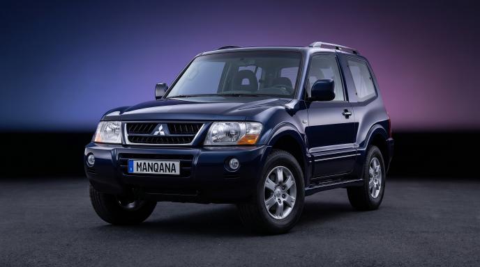 MITSUBISHI PAJERO, 2nd generation, 1st facelift desktop wallpaper, Manqana