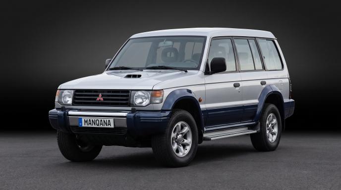 MITSUBISHI PAJERO, 2nd generation, 1st facelift desktop wallpaper, Manqana