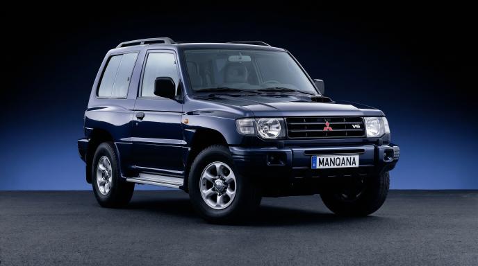MITSUBISHI PAJERO, 2nd generation, 1st facelift desktop wallpaper, Manqana