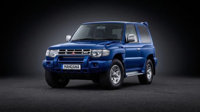 MITSUBISHI PAJERO, 2nd generation, 1st facelift desktop wallpaper, Manqana