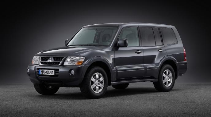 MITSUBISHI PAJERO, 3rd generation desktop wallpaper, Manqana
