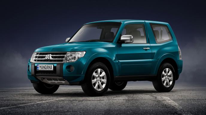 MITSUBISHI PAJERO, 4th generation desktop wallpaper, Manqana