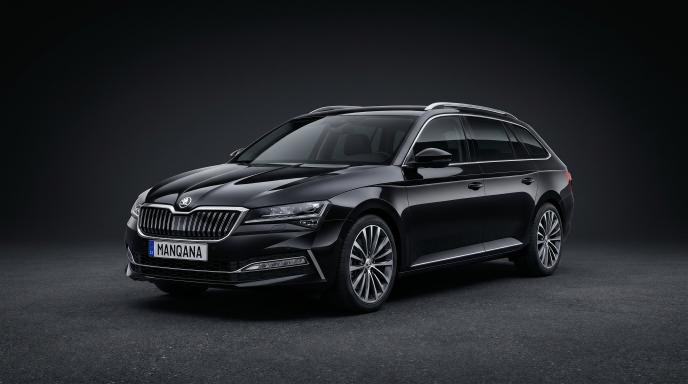 טפט לשולחן העבודה של SKODA SUPERB, 3 דוֹר, 1 מתיחת פנים, Manqana