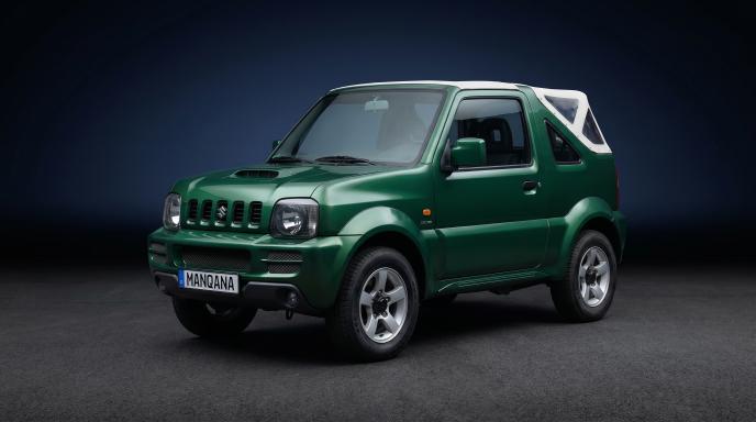 טפט לשולחן העבודה של SUZUKI JIMNY, 3 דוֹר, 1 מתיחת פנים, Manqana