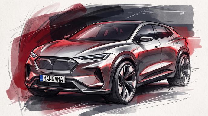 Tesla sketch, Manqana