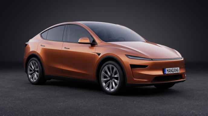 טפט לשולחן העבודה של TESLA MODEL-Y, 1 דוֹר, 1 מתיחת פנים, Manqana