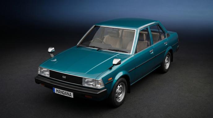 TOYOTA COROLLA, 4 世代, 1 フェイスリフト デスクトップの壁紙、マンカナ