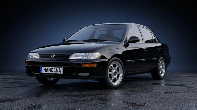 טפט לשולחן העבודה של TOYOTA COROLLA, 7 דוֹר, 1 מתיחת פנים, Manqana
