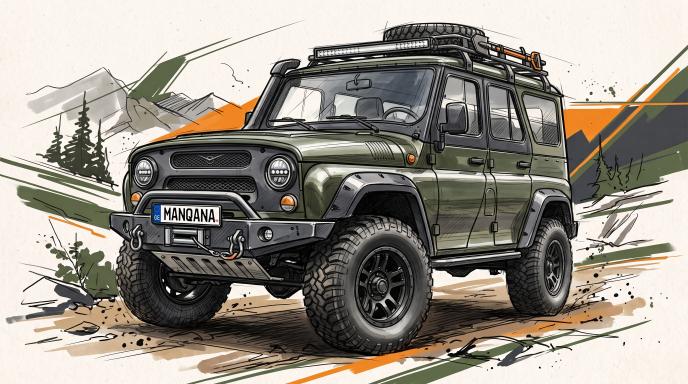 UAZ sketch, Manqana