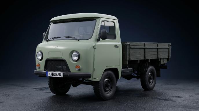 טפט לשולחן העבודה של UAZ BUKHANKA, 3 דוֹר, Manqana